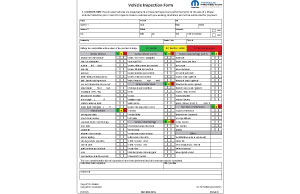 used vehicle inspection form